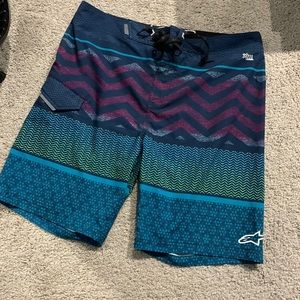 Alpinestars Mens Swim Trunks Size 32/Medium